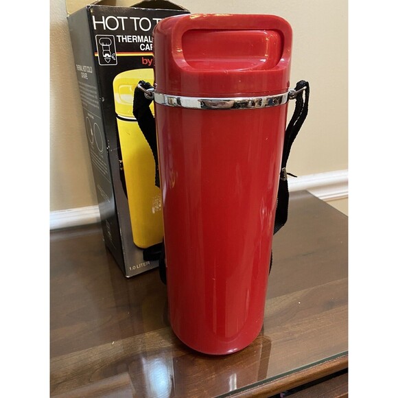 Hot to Trot Thermal no. 1006 by AK DASS Made in USA Thermos Red - Open Box - Picture 3 of 8